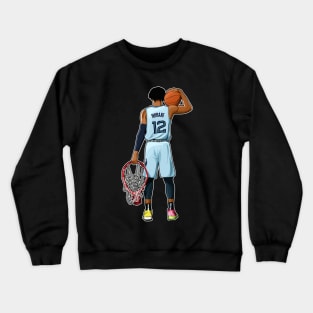 Ja Morant #12 Poses Crewneck Sweatshirt